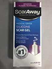 Scar Away Medical Grade Silicone Scar Gel 0.35 oz Redness Itching