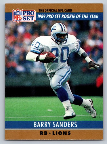 1990 Pro Set Fact Cincinnati #1 Barry Sanders - Bild 1 von 2
