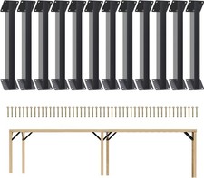 12 Pcs 45  Angle Support Brackets 45-Degree Angle Corner Braces Inside Joint