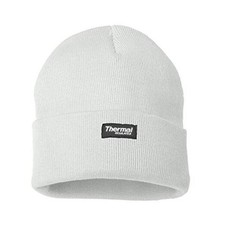 McGuire Gear Thermal Insulated Beanie, Water Resistant One Size-Large White