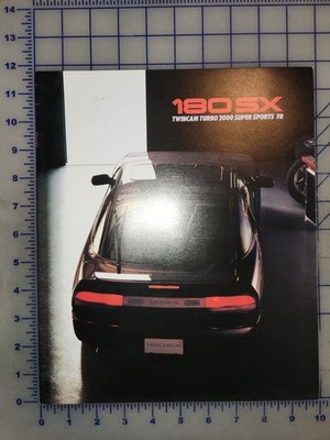 1994 Nissan 180 SX Twincam Turbo 2000 SuperSport FR Brochure Japanese