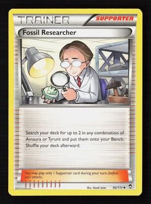 Fossil Researcher 92/111 Pokemon TCG XY - Furious Fists MP