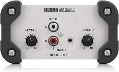 Klark Tekink PRO DI DI 10P Passive DI-Box mit Stereoeingang/summiertem