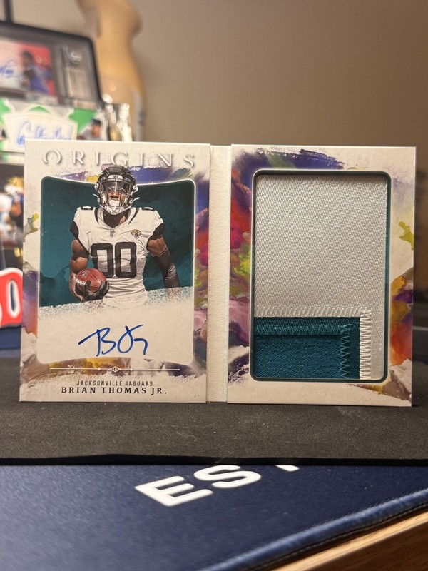 2024 Panini Origins Brian Thomas Jr. RPA Booklet /49 RBO-BTH Jaguars w/Mag