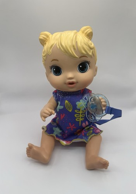 #ad Baby Alive Baby Lil Sounds Interactive Blonde Hair Baby Doll Makes 10 Sounds $20.00