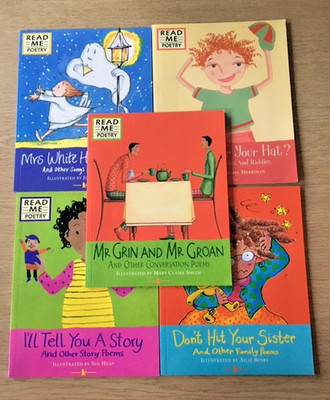 5 Read Me Poetry paperbacks, selected by Myra Barrs & Sue Ellis, 2007, teaching