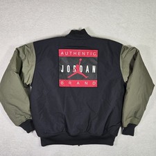 $275 Nike Jordan Renegade Giacca Off Noir Nero Oliva Uomo Medium HQ2664-045 M