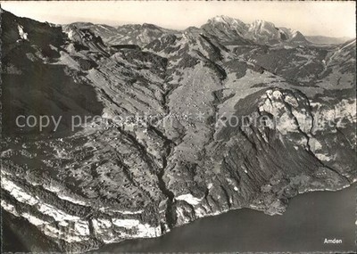 Amden Walensee SG Walensee Alpine panorama aerial photo