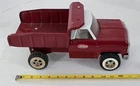J-845 VINTAGE 1950/60'S PRESSED STEEL TONKA DUMP TRUCK - RESTORED