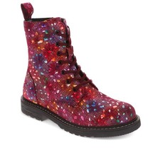 Pavers Patterned Lace-Up Boots - Size 3