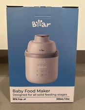 Bear NutriEase AllStage Stainless Steel Baby Food Maker Steamer and Blender NEW