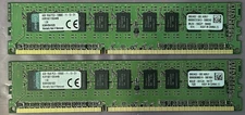 2x Kingston KVR16E11S8/4HB 4GB DDR3-1600 PC3-12800 ECC Unbuffered RAM | 8GB