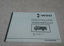 Tanklöschfahrzeug 16-W50, TLF 16 Feuerwehr DDR, Ersatzteilliste,46 S, Neuauflage