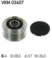 SKF VKM 03407 Generatorfreilauf FüR CitroËN Fiat Ford Peugeot