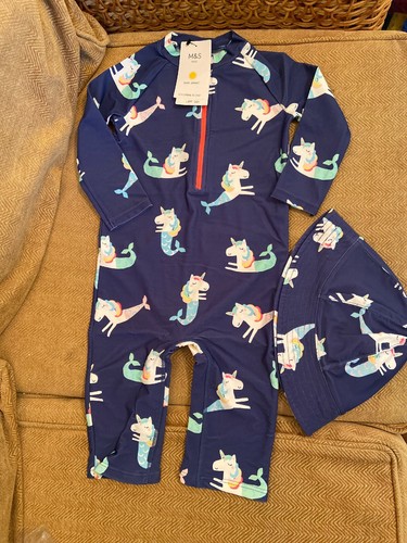 Girls Clothes 3-4 Years M\u0026S Sunsafe 