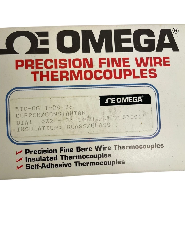 Omega Fine Wire Thermocouple 5TC-GG-T-20-36 - Image 2 of 3