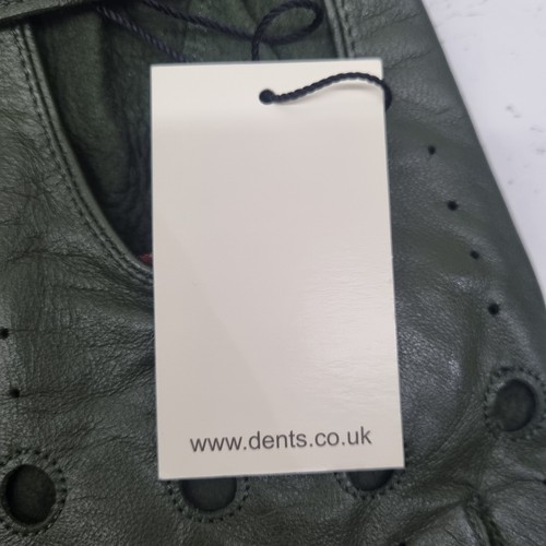 Dents Herren Leder Classic Driving Handschuhe British Racing Grün Gr. XL NEU - Bild 10 von 11