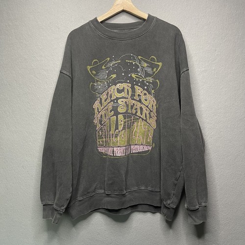 Billabong Ride In Crew Neck Sweatshirt "Reach For The Stars" Graphic Large