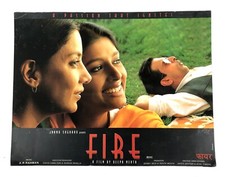 Fire Bollywood Movie Title Card Decorative Indian Old Film Advertisement i2-575