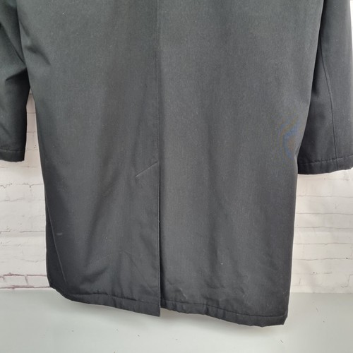 Esprit Outerwear Large Damen langer schwarzer Regenmantel, Jacke, rosa Fleece gefüttert, L - Bild 15 von 20
