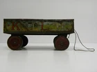 Antique  Ohio Art  Tin Litho ABC Toy Wagon 1928~Rare