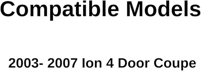 Fits 2003-2007 Saturn Ion 4 Dr Coupe Driver Side Left Front Door Window Glass Foto 4 de 4