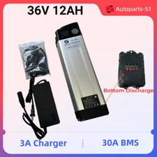 36V 12Ah EBIKE Battery Lithium Ion 30A BMS Electric Bicycle Scooter li-ion Bike