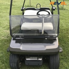 Tinted Fold Down Windshield for 2000-Up Club Car DS Golf Carts, Made in USA