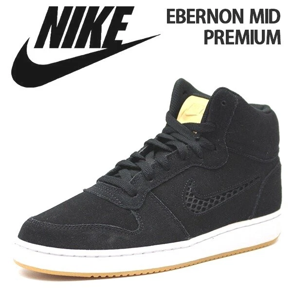 NIKE EBERNON MID PREMIUM SNEAKERS SPORTS TRAINERS MEN SHOES