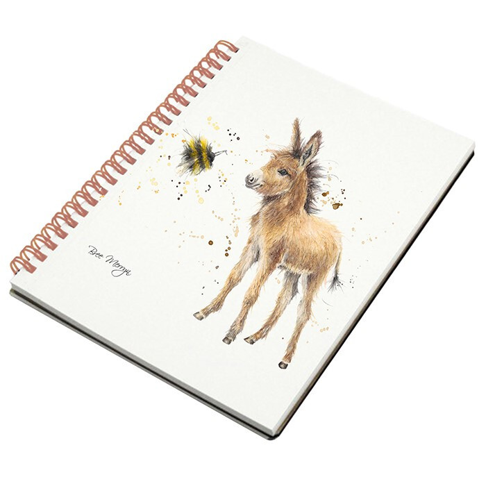 Bray (Donkey) and Bumble  Bree Merryn Hardback Lined Notebook A6