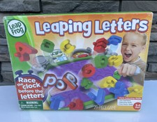 Leap Frog LEAPING LETTERS Alphabet Game Times Clock Pop Up MISSING I