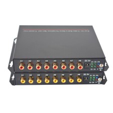 Audio over Fiber Optic Extender Media Converters Kit Broadcast Quality SC 20Km