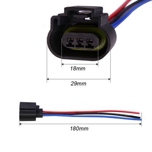 2pcs H13 9008 LED Plug Socket Wire Harness Car Headlight Connector Accessories - Picture 2 of 6