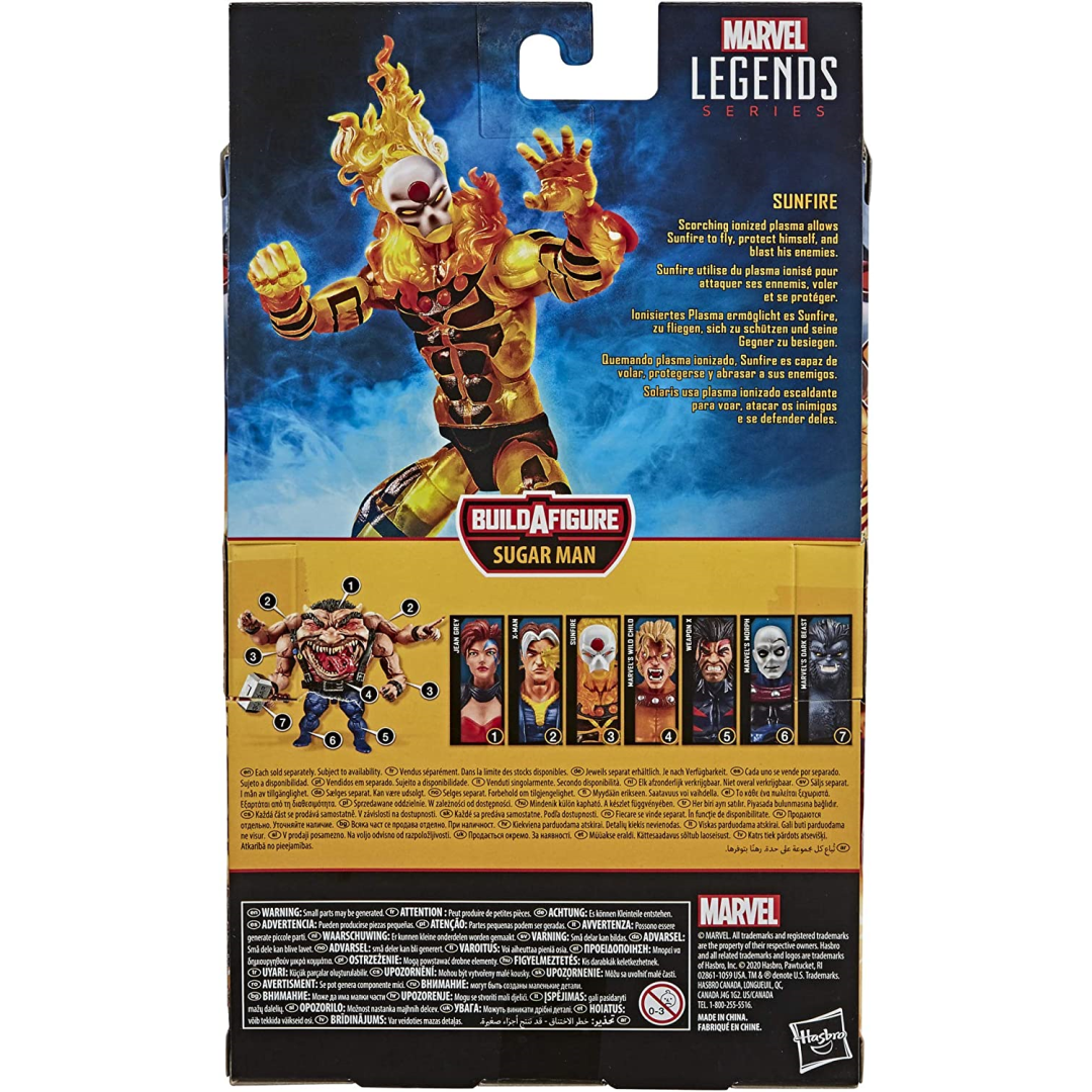 MARVEL LEGENDS SUNFIRE フィギュア マーベル Ｘ-MEN Hasbro Marvel Legends Series 6-inch Collectible Sunfire Action