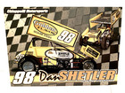 2006 DAN SHELTER GOLDEN FLAVOR  PA POSSE #98 410 WINGED SPRINT CAR DIRT POSTCARD — photo 1