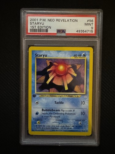 Staryu (1st Edition) graded PSA 9 for sale on eBay