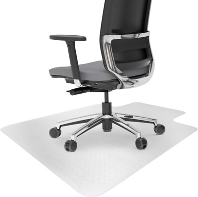 4Chair Mat for Carpet- Low and No Pile Carpeted Floors Transparent Protect Floor