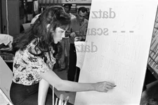 1960s Negative-sexy brunette pinup girl Laura Cummings-cheesecake t256965