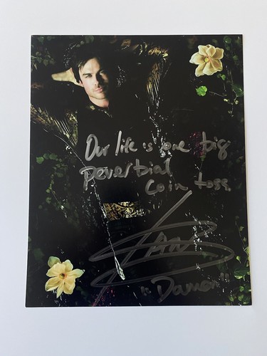 IAN SOMERHALDER In-Person signiertes Autogramm 20x25cm Vampire Diaries