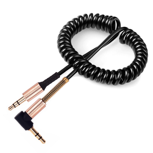 3.5mm Male to Male Aux Cable Cord Right Angle L-Shaped Car Audio Headphone Jack - Picture 6 of 18