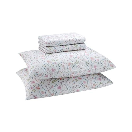 100 Cotton 4PCs Flannel Sheet Set Size DoubleBrushed Queen Delicate