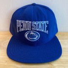 *MADE IN USA* PENN STATE NITTANY LIONS Vintage NCAA Blue Fitted Hat (7 3/8) — photo 1