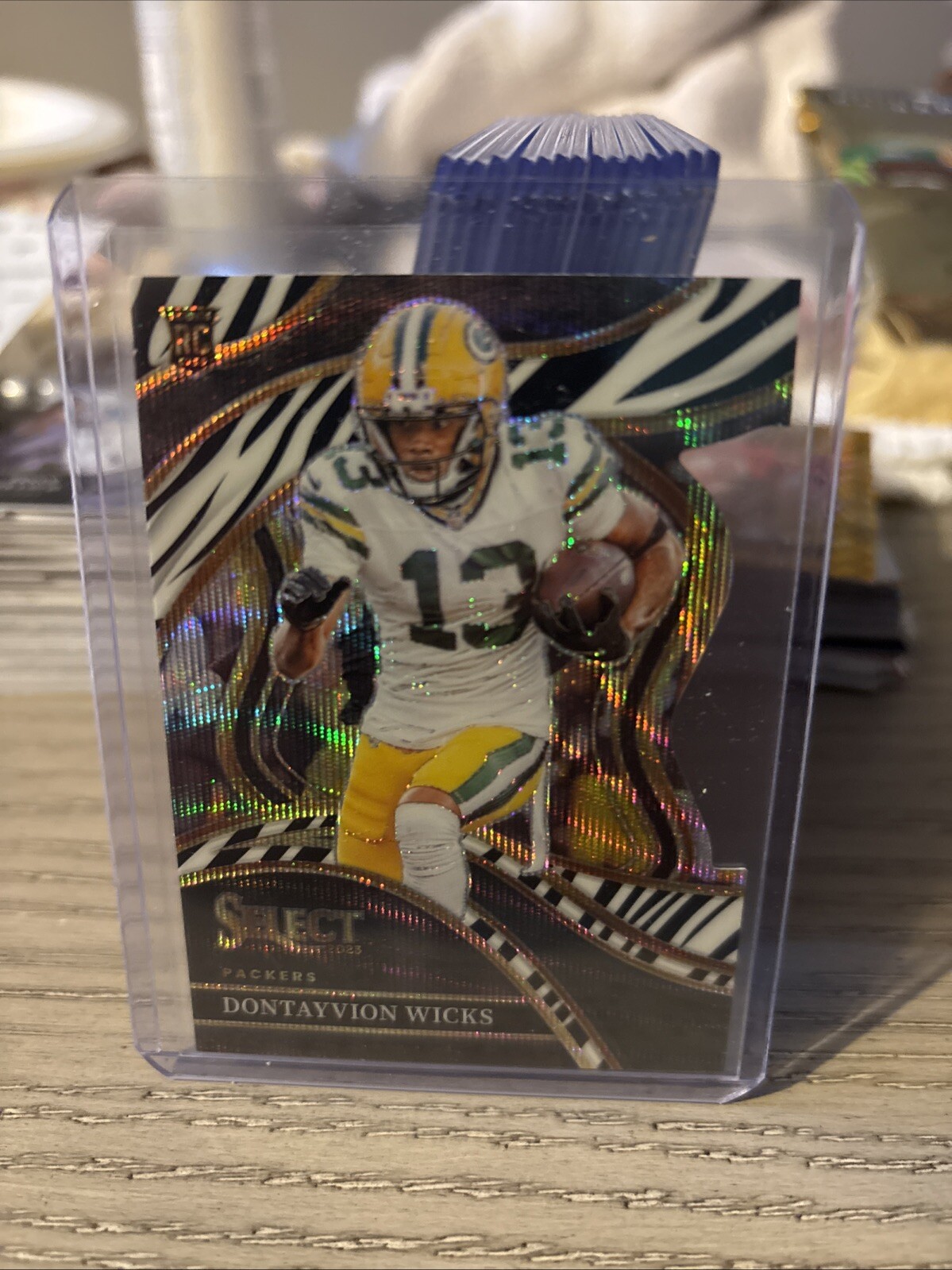 2023 Select Dontayvion Wicks Club Level RC Zebra Die-Cut SSP Case Hit Packers