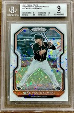 2021 Panini Prizm #33  Mike Yastrzemski WHITE DONUT CIRCLES BGS 9 MINT (3/5)