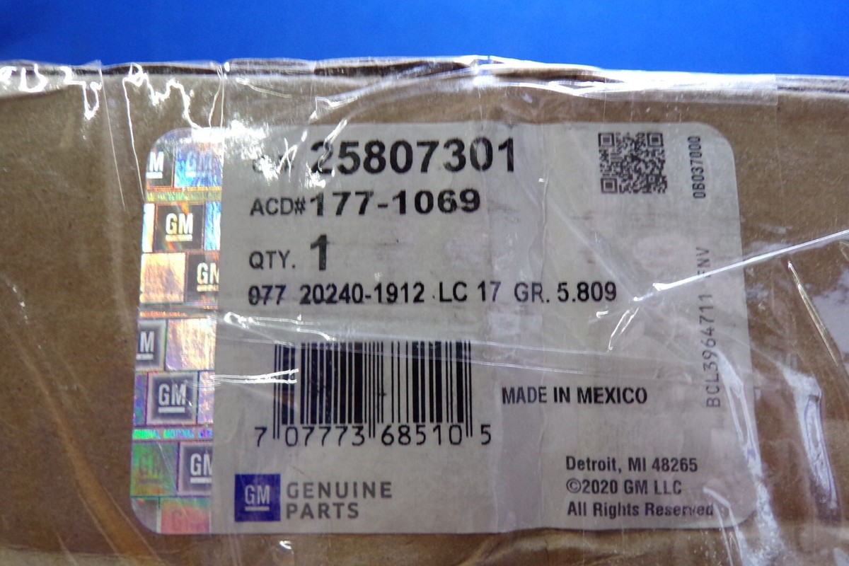 GM Parts 25807303 Disc Brake Rotor | eBay 