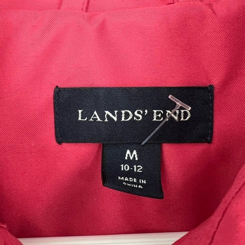 LANDS'S END HOODED TRENCH COAT PRETTY IN PINK! QUALITY MADE, LINED - Picture 4 of 10