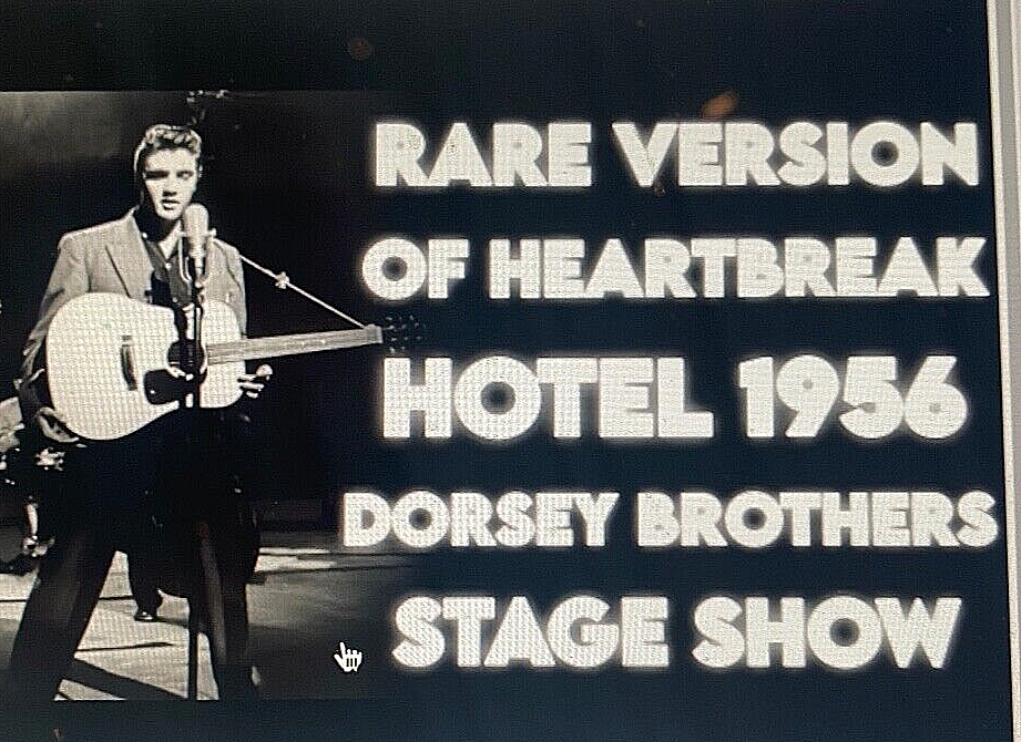 Elvis Presley TV Debut 1956 Dorsey Brothers "Stage Show" Rare 16mm print!