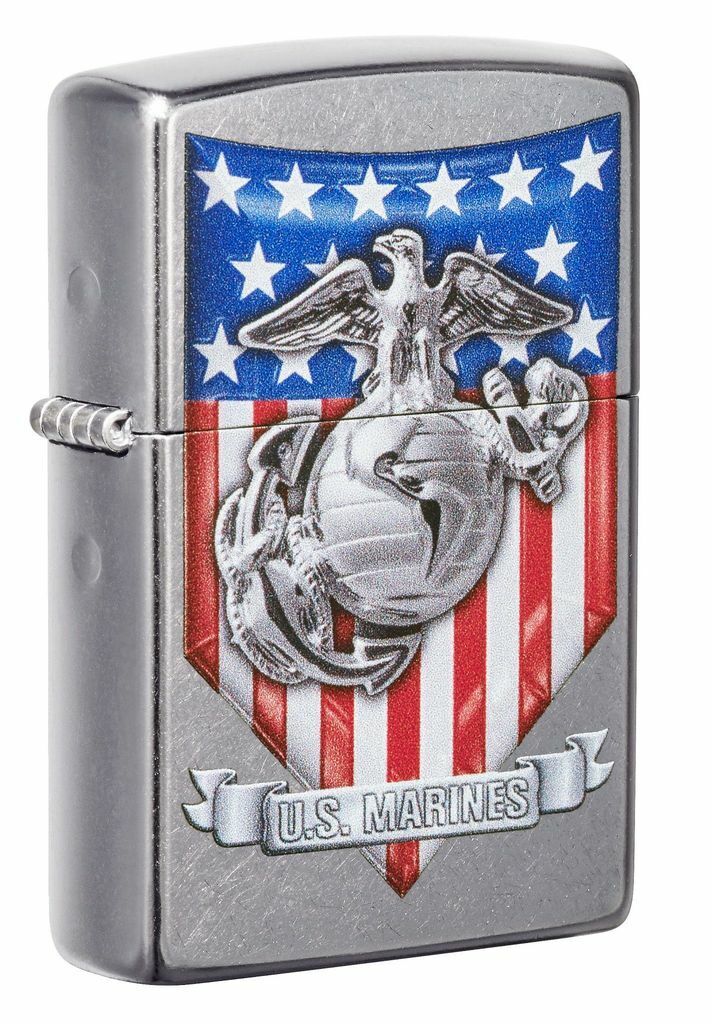 Zippo Windproof U.S. Marine Corp. Lighter With USMC Logo Zippo Windproof U.S. Marine Corp. Lighter With USMC Logo