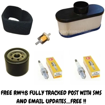 KAWASAKI FS481V, FS541V, FS600V SERVICE KIT AIR FUEL OIL FILTER SPARK PLUGS