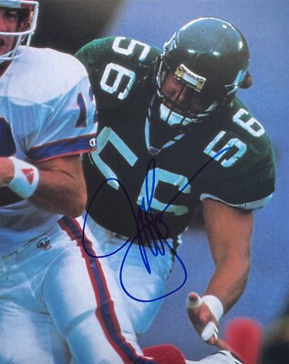 Jeff Lageman SIGNED Autographed 8x10 New York NY JETS LB #56  display picture 3